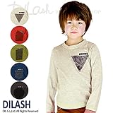 (ディラッシュ) DILASH後ろヨーク切替え変形ポケット長袖Ｔシャツ/秋 ベビー キッズ 男の子 110 グレー