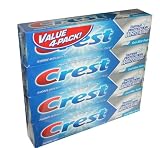 Crest Tartar Protection Whitening Cool Mint Paste Anticavity Toothpaste 8.2 Ounce Tube (Pack of 4)