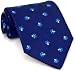 Paul Smith Purplish Navy with Blue Flower Pattern Silk Necktie 46