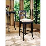 Hills of Provence 30" Black Barstool