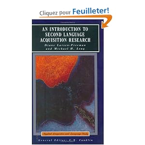 An Introduction to Second Language Acquisition Research