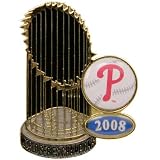 Philadelphia Phillies 2008 World Series Champions Trophy Pin