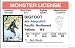 Big Foot - BigFoot - Sasquatch - Collector Card