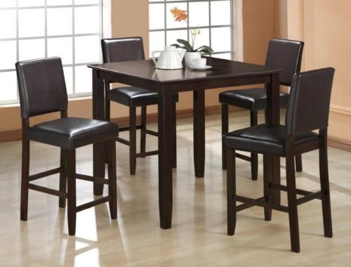 5 Pc Derick Counter Height Table and 4 Stools Set 5 Pc Derick Counter Height Table and 4 Stools Set