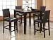 5 Pc Derick Counter Height Table and 4 Stools Set