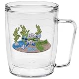 Wet 18 oz Insulated Polycarbonate Beverage Tumbler Mug, Clear
(Licensed Be the Ball design)