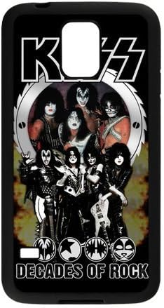 Fashion Kiss Rock Band Protective Samsung Galaxy S5 Hard Gel Rubber Case Cover