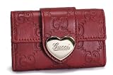 GUCCI（グッチ） キーケース HEART ハート グッチッシマ レッド 【並行輸入品】