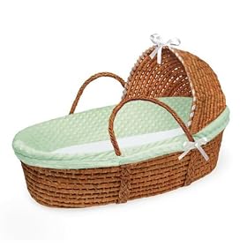 Badger Basket Natural Hooded Moses Basket