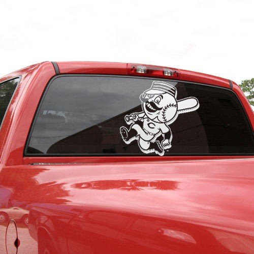 Cincinnati Reds 18'' x 18'' White Logo Decal