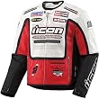 Icon Victory Hero Men's Leather Sportsbike Motorcycle Jacket - Red