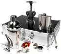 12-Piece Martini and Wine Set in Aluminum Case