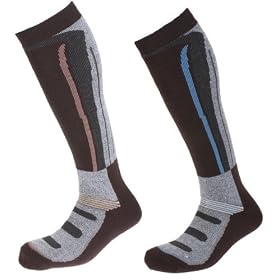 Performance Ski / Snowboard Thermal Socks (2 Pairs) Size 7-11