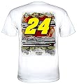 Jeff Gordon #24 NASCAR-Drive To End Hunger Flameout T-Shirt-White