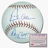 Dick Allen Autographed Rawlings MLB Baseball with ROY 64 Inscription