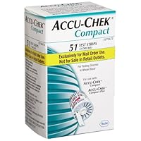ACCU-CHEK Compact Mail Order Test Strips, 51-Count Box