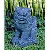 Mini Foo Dog Garden Statue Color - Copper Bronze