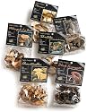 Earthy Delights Dried Mushroom Sampler, 6 Varieties, Chanterelles, Wild Morels, Porcini, Black Trumpet, Melange de La Foret, Shiitake, 1-Ounce Bages