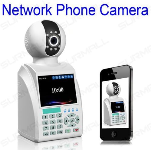 Dealsbest® Remote Multifunction Wireless Video Baby Monitor with 3.5 Inch Color LCD Screen, Infrared Night Vision and Remote Camera Pan Tilt, Wifi Ip Camera, Video Phone, Security Alarm