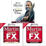 Martin クラプトン弦+FX弦2種　お試しパック　アコースティックギター弦