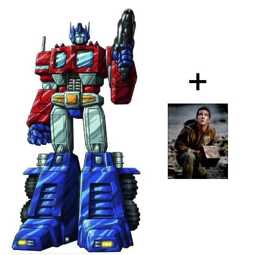 *FAN PACK* OPTIMUS PRIME (CLASSIC) LIFESIZE CARDBOARD