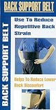 Back Brace Support Weight Lifting Belt w/ Suspenders ~ Large Size(38