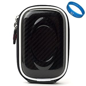 Black Candy Camera Case Accessory for Sony Cyber-shot DSC-WX150 DSC-W690 DSC-TX66 DSC-TX20 DSC-TX200V DSC-WX50 DSC-WX70 DSC-W610 DSC-W620 DSC-W650 DSC-WX30 DSC-TX55 DSC-W550 DSC-TX100V DSC-TX10 DSC-WX10 DSC-WX9 DSC-W510 DSC-W530 DSC-W560 Compact Digital Camera