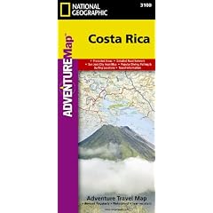 Costa Rica Adv. Ng: NG.AM3100 (Adventure Map (Numbered))