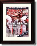 Framed Nick Saban Sports Illustrated Autograph Print - Alabama Crimson Tide - 8/22/2007