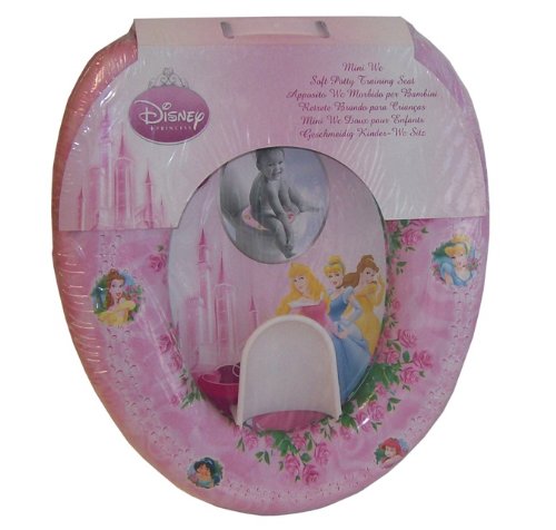 DISNEY PRINCESS KIDS PADDED TOILET SEAT POTTY TRAINING