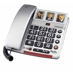 Audioline Big Tel 68 plus Gross- und Fototasten Telefon mit Anrufbeantworter