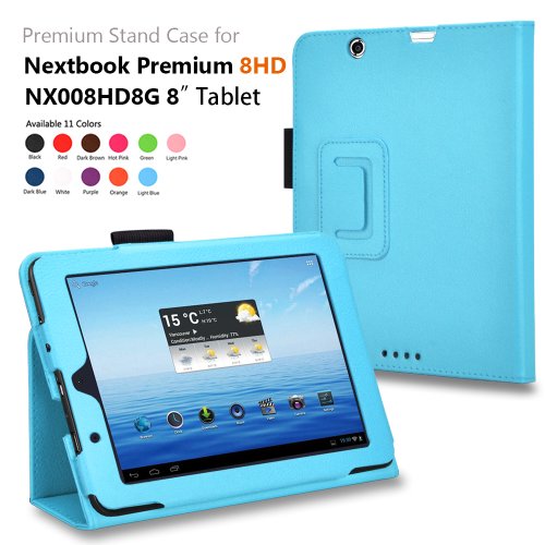 Elsse For Nextbook Premium 8HD - Premium Folio Case for Nextbook Premium 8HD Tablet [June 2013 Wal-Mart Release] (Nextbook 8
