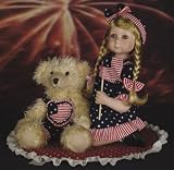Mindy 20" Toddler Girl w/Bear Doll Duck House ~Retired
