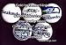 Set of 5 Seattle Seahawks Pins 1.25