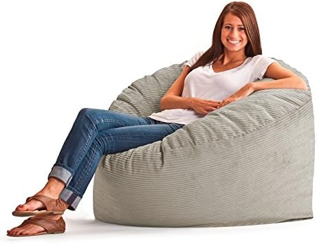 FUF 3 ft. Wide-Wale Corduroy Bean Bag Lounger