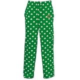 NCAA Reebok Chicago Bears Kelly Green St. Patrick's Day Shamrock Pajama Pants (Medium)