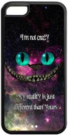 Nebula Space I'm not crazy my reality is just different than yours Hard Rubber Cover Case for iPhone 5C,5C Phone Cases