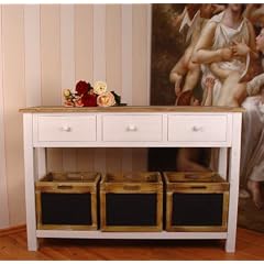 NOSTALGISCHE ANRICHTE SIDEBOARD ANTIK WEISS VINTAGE