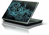 Skinit Protective Skin (Fits Latest Generic 17 Laptop/Netbook/Notebook); Blue Flourish