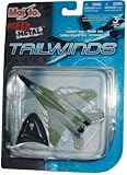 Maisto Fresh Metal Tailwinds 1:87 Scale Die Cast Soviet Union Military Aircraft - Soviet Air Force 4th Generation Jet Fighter Aircraft : Mikoyan MIG-29 Fulcrum with Display Stand
