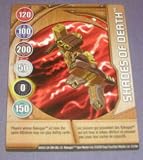 BAKUGAN SEASON 2 BAKUGLOW METAL GATE CARD SHADES OF DEATH 23/48n