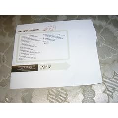 Paste Magazine New Music Sampler #48 November 2008