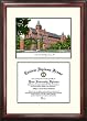 Saint Louis University Scholar Scholar Mahogany Framed Lithograph w/Diploma Opening
