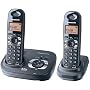 Panasonic 5.8 GHZ Expandable Digital Cordless Answering System - Dual Handset System (KX-TG4322B)