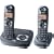 Panasonic 5.8 GHZ Expandable Digital Cordless Answering System - Dual Handset System (KX-TG4322B)