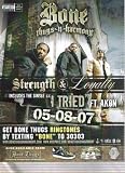  : Bone Thugs N Harmony (Strength & Loyalty 2, Double-Sided, Original) Music Poster Print - 8' X 10'