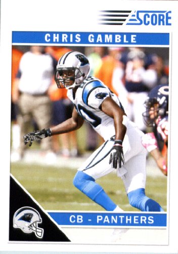 2011 Panini Score GLOSSY Football Card #39 Chris Gamble - Panthers In a Protective Screwdown Case!