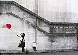 Banksy Balloon Girl Art Print Poster - 42x58 cm