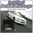 Visor Radar Detector Installation