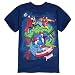 Search : Marvel The Avengers Boy's Tee Made with organic cotton - Size: 4, Blue